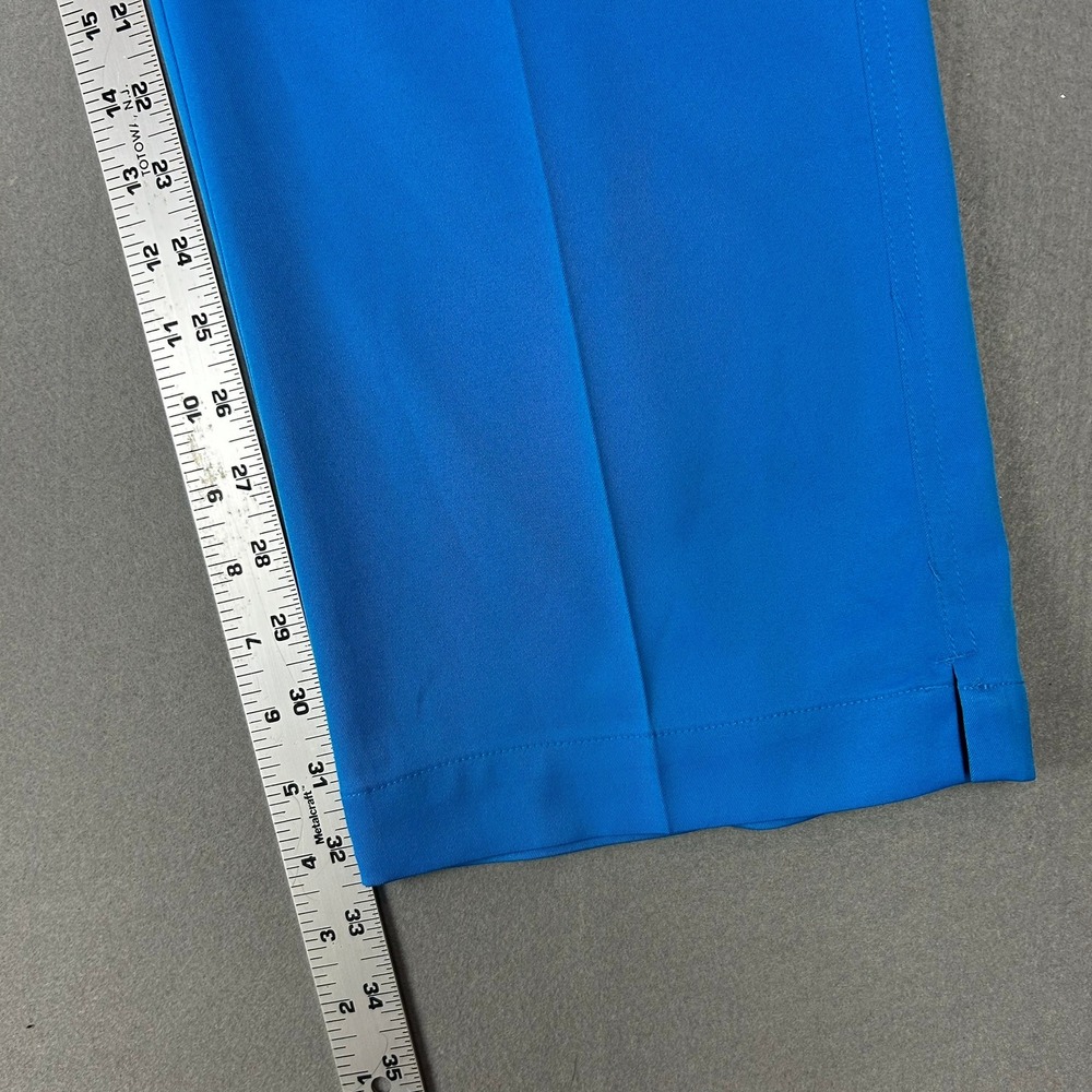 Nike Golf Dri-FIT Flat Front Trousers Men 34x32 Blue 472532-406 - Picture 5 of 13